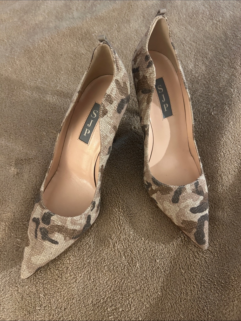 SJP by Sarah Jessica Parker Neutral Camo Pointed-Toe Pump